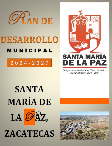 Portada del Plan de Desarrollo Municipal 2024–2027