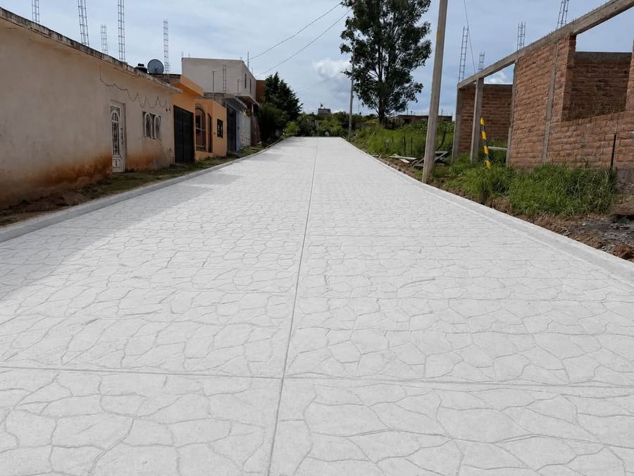 Calle San Juan con su nuevo pavimento